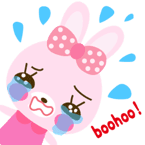 Cute rabbit!!  ( English version  ) sticker #3695940