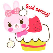 Cute rabbit!!  ( English version  ) sticker #3695943