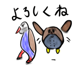 Okinawa native a bird sticker #3696047