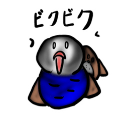 Okinawa native a bird sticker #3696057