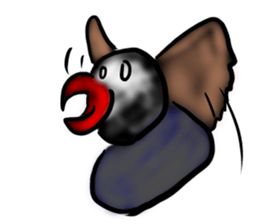 Okinawa native a bird sticker #3696058