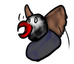 Okinawa native a bird sticker #3696058