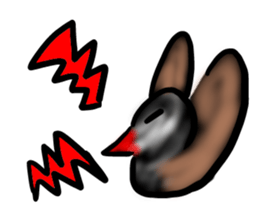 Okinawa native a bird sticker #3696060