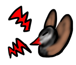 Okinawa native a bird sticker #3696060