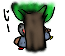 Okinawa native a bird sticker #3696071