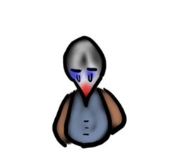 Okinawa native a bird sticker #3696073