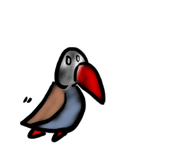 Okinawa native a bird sticker #3696076