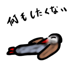 Okinawa native a bird sticker #3696081