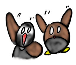 Okinawa native a bird sticker #3696086