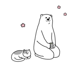 Spring Polar Bear sticker #3696562