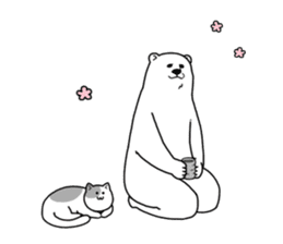 Spring Polar Bear sticker #3696562