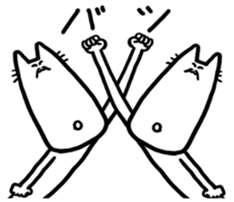 Twin animals sticker #3697107