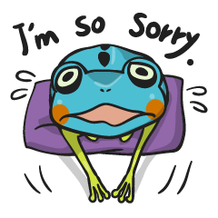 Blue dendrobates (English ver)