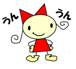 ribbon girl Sticker sticker #3697448