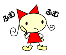 ribbon girl Sticker sticker #3697449