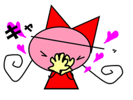 ribbon girl Sticker sticker #3697480