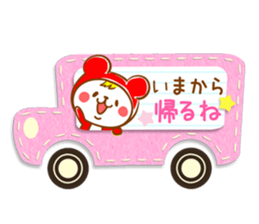 Fluffy felt stickers sticker #3697863