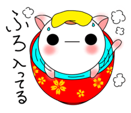 Round cats sticker #3698222