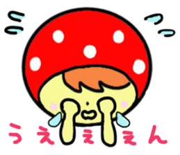 Pretty mushrooms sticker #3699010