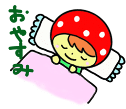 Pretty mushrooms sticker #3699015