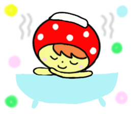 Pretty mushrooms sticker #3699033