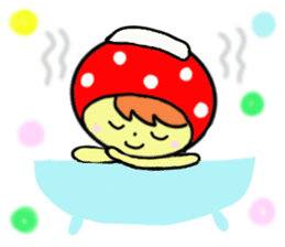 Pretty mushrooms sticker #3699033