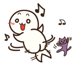 The Stupid Seal and the Moody Cat (ENG) sticker #3699210