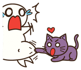 The Stupid Seal and the Moody Cat (ENG) sticker #3699216