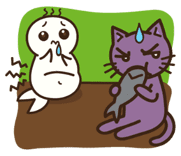 The Stupid Seal and the Moody Cat (ENG) sticker #3699236