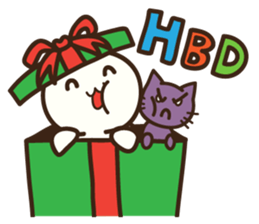 The Stupid Seal and the Moody Cat (ENG) sticker #3699238