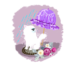 Fluffy pretty cat! Her name is bianca. sticker #3700573