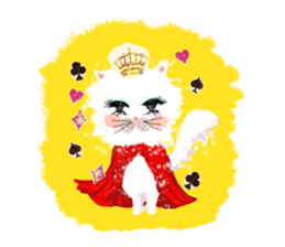 Fluffy pretty cat! Her name is bianca. sticker #3700579
