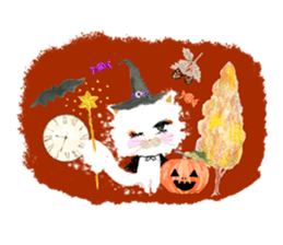 Fluffy pretty cat! Her name is bianca. sticker #3700602