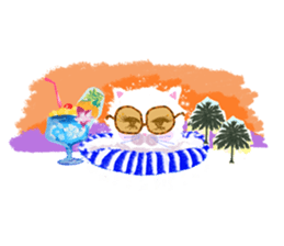 Fluffy pretty cat! Her name is bianca. sticker #3700603