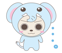Stuffed fairy "Kigurumin" sticker #3700615