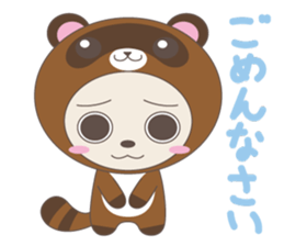 Stuffed fairy "Kigurumin" sticker #3700622