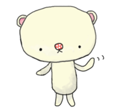 Beans bear "Poe" sticker #3701367