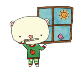 Beans bear "Poe" sticker #3701368