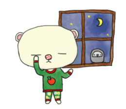 Beans bear "Poe" sticker #3701369