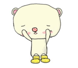 Beans bear "Poe" sticker #3701373