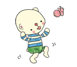 Beans bear "Poe" sticker #3701375