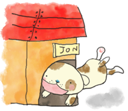 Beans bear "Poe" sticker #3701378