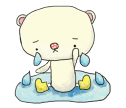 Beans bear "Poe" sticker #3701381