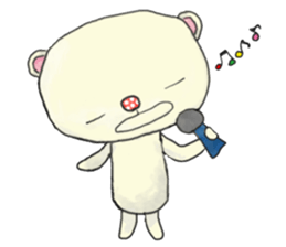 Beans bear "Poe" sticker #3701394