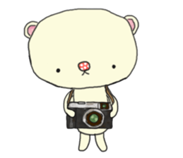 Beans bear "Poe" sticker #3701403