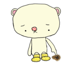 Beans bear "Poe" sticker #3701404