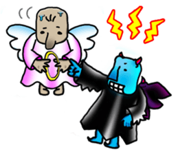 angel & fallen angel sticker #3701740