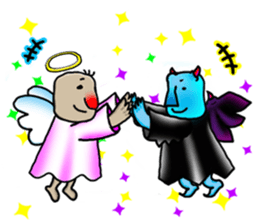 angel & fallen angel sticker #3701753