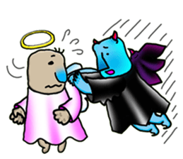 angel & fallen angel sticker #3701754