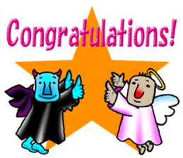 angel & fallen angel sticker #3701764